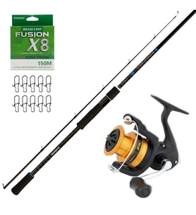 Shimano Bassterra 274cm 7-30gr - Shimano Fx 3000 Spin Olta Seti (Renksiz)