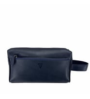 Hakiki Deri CA251 Dopp Kit El Çantası Lacivert (Aden)