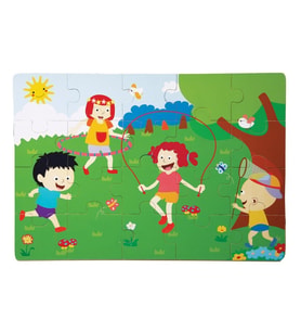 1276-CS Chiva, İlkbahar Ahşap Yer Puzzle