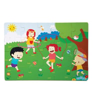 1276-CS Chiva, İlkbahar Ahşap Yer Puzzle