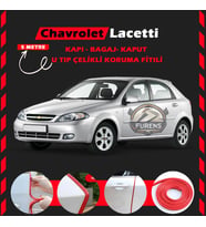 Chavrolet Lacetti Oto Araç Kapı Koruma Fitili 5metre Parlak Kırmızı Renk