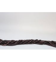 Lal (Granat) (Garnet) Taşı YARIM Dizi 3mm (17cm uzunluğundadır)