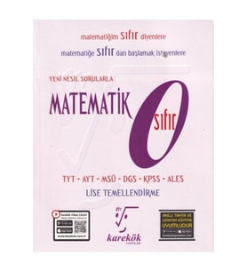 Karekök Yayıncılık Karekök Yeni Nesil Sorularla Matematik Sıfır Komisyon (Çok Renkli)
