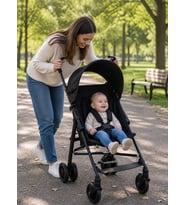 Chubby Baby Baston Bebek Arabası Portatif Katlanır Sağlam Gövdeli