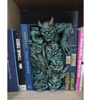 3 Boyutlu Kitaplık Aksesuarı Doğal TAŞ Kitap Tutucu Dekoratif BOOK NOOK Kitap Ayracı 3D Dekor