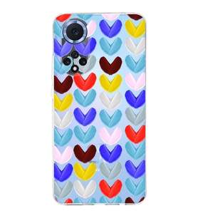 PrintiFy Huawei Nova 9 ile Uyumlu Water Color 1  Kamera Korumalı Şeffaf  Kılıf