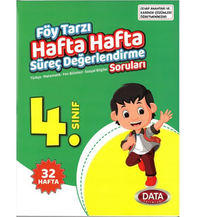 4.Sınıf Föy Tarzı Hafta Hafta Süreç Değerlendirme Soruları (32 Hafta)