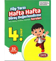 4.Sınıf Föy Tarzı Hafta Hafta Süreç Değerlendirme Soruları (32 Hafta)