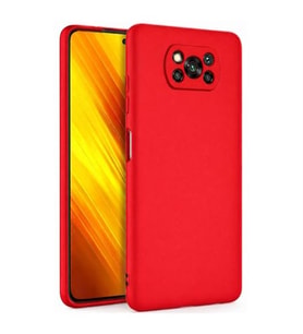 Coverzone Xiaomi Poco X3 ?le Uyumlu K?l?f Z-Mara Lansman Vieri Tam Koruma Arka Kapak Kamera Koruma �?k?nt?l? P�r�zs�z Y�zey K?rm?z?