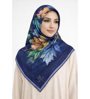 Soft Pamuk Eşarp-06109 (Lacivert)