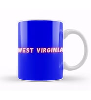 West Virginia Kupa Bardak Porselen