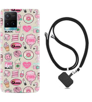 Vivo Y11S Y21S Y20 Y20S Y70 Kılıf Boyun Askılı Silikon Donut Flamingo 1415
