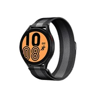 Mey İthalat® Watch 20Mm Metal Mıknatıslı Kordon - Siyah-Beyaz