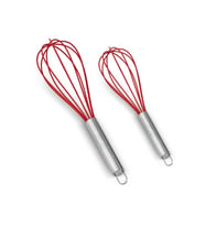 Aryıldız Dailytools Silikon Çırpıcı Set Kırmızı 2 Parça Ar261125