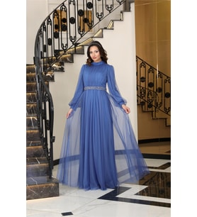 Alya Abiye İndigo FVM206