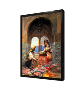 Osmanlı Harem Çerçeveli Mdf Tablo