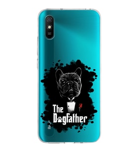 Xiaomi Redmi 9A Uyumlu Kapak Dog Father Tasarımlı Şeffaf Silikon Kılıf