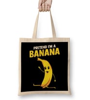 Pretend I m A Banana Gymnastics Pun Bez Çanta Uzun Saplı