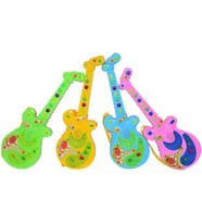 CAN Sesli Işılklı Gitar . Müzikli Gitar . 35 Cm Boyunda Şık Gösterişli Gitar