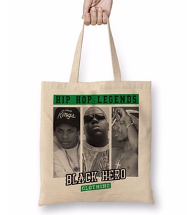 Hip Hop Legends Bez Çanta Uzun Saplı