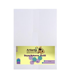 Beyaz Renkli Mukavva 35x50 5 Adet Artlantis Renkli Mukavva 5 Adet