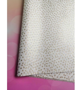 Benekli Gold Desen Pelur Kağıdı 50x70 cm 10 adet-PK100 (Renksiz)