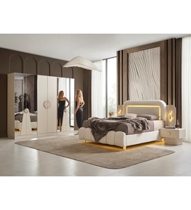 POTENZA MDF YATAK ODASI TAKIMI 2+2+2 MODÜLER