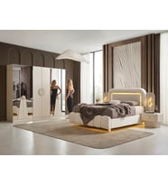 POTENZA MDF YATAK ODASI TAKIMI 2+2+2 MODÜLER