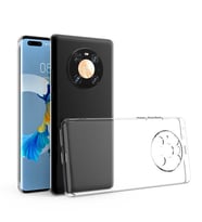 Huawei Mate 40 Pro Kılıf Kamera Korumalı Süper Silikon Kapak (Renksiz)
