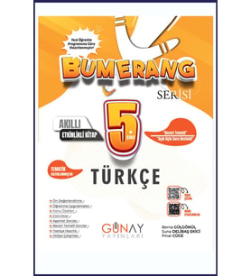 Günay Yayınları günay yayınları yeni müfredat bumerang türkçe etkinlikli soru bankası (Çok Renkli)