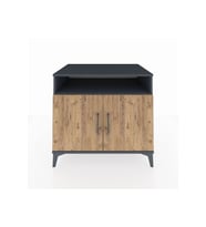 Kronos Şifonyer 2 Raflı 2 Kapaklı 88x59x80 Antrasit-Çam