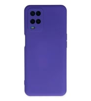 Newface Oppo A54 4G Kılıf Nano içi Kadife Silikon - Mor