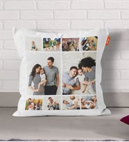 Premium Kişiye Özel 10 Fotoğraflı  Kolaj Yastık Kadife Pamuklu Kumaş