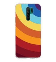 Xiaomi Redmi 9 Uyumlu Kapak Renk Cümbüşü Tasarımlı Şeffaf Silikon Kılıf