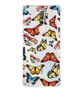 PrintiFy Oppo A9 2020 Uyumlu Water Color 2 Baskılı Şeffaf Köşe Korumalı Antişok Kılıf