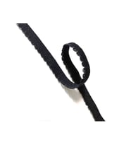 Lastik SİYAH faredişi desenli 8mm- 5mt  iç çamaşır Lastiği 1 Paket 5Mt
