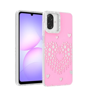 Galaxy A07 Kılıf Damla Taşlı Rivas Sert PC Kılıf