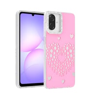 Galaxy A07 Kılıf Damla Taşlı Rivas Sert PC Kılıf