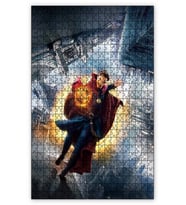 Cakapuzzle Dr.Strange Fantasy Görseli Puzzle Yapboz MDF (Ahşap) (120 Parça)