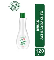Bebak Acı Badem Cilt Ve Makyaj Temizleyici Nemlendirici Bakım Sütü 120 ml