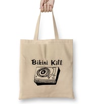 Bikini Kill LOGO Bez Çanta Uzun Saplı
