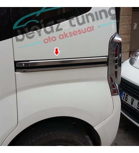 Fiat Fiorino Kapı Sürgü Kromu Nikelajı 2007 Sonrası