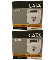 Cata CT-9182 3680W 16 Amper Dijital Zaman Saati (2 Adet)