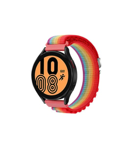 Watch 20mm Kr410 Kumaş Kordon - Gökkuşağı 1