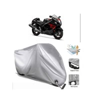 Suzuki Gsx-r 1300 Hayabusa (bağlantı Tokalı) Uyumlu SolarBlock Prime Motosiklet Brandası Örtüsü (Siyah)