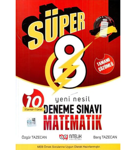 NİTELİK 8. SINIF YENİ NESİL SÜPER MATEMATİK DENEME