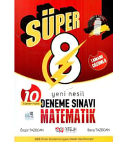 NİTELİK 8. SINIF YENİ NESİL SÜPER MATEMATİK DENEME
