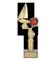 ODAK KUPA - Figürlü Kupalar - Yelken Figürlü Kupalar FG-015 C - 37 cm