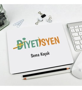 Kişiye Özel Diyetisyen Doktora Hediye Mousepad