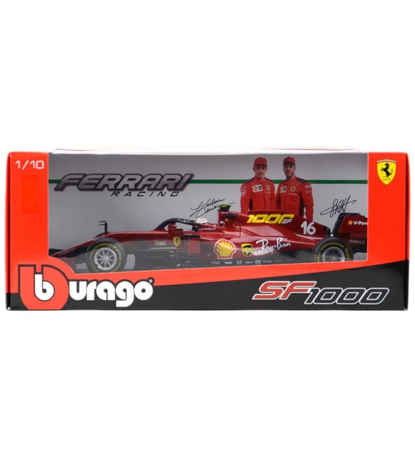 Burago 1/18 Formula 1 Ferrari 2020 SF1000 1000th GP Tuscan Serisi